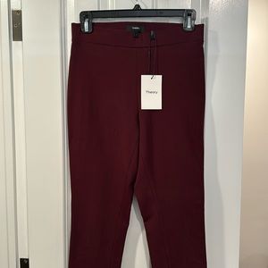 Burgundy Vince Adbelle Jetty Pant
